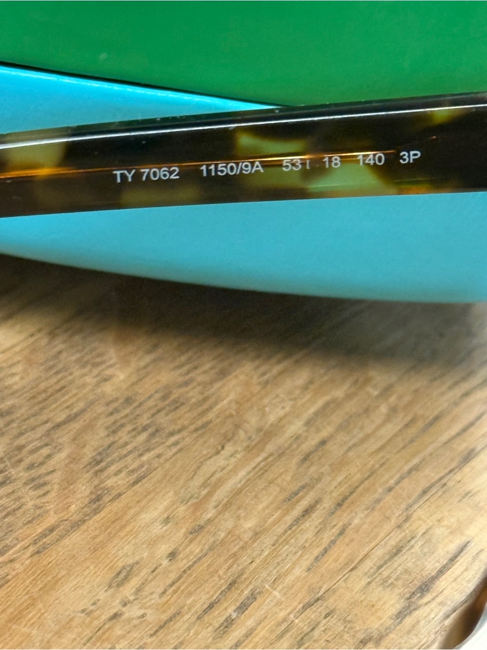 Tory Burch Tortoiseshell Frame Polarized Sunglasses - Brown and Black Pattern - Picture 6 of 8